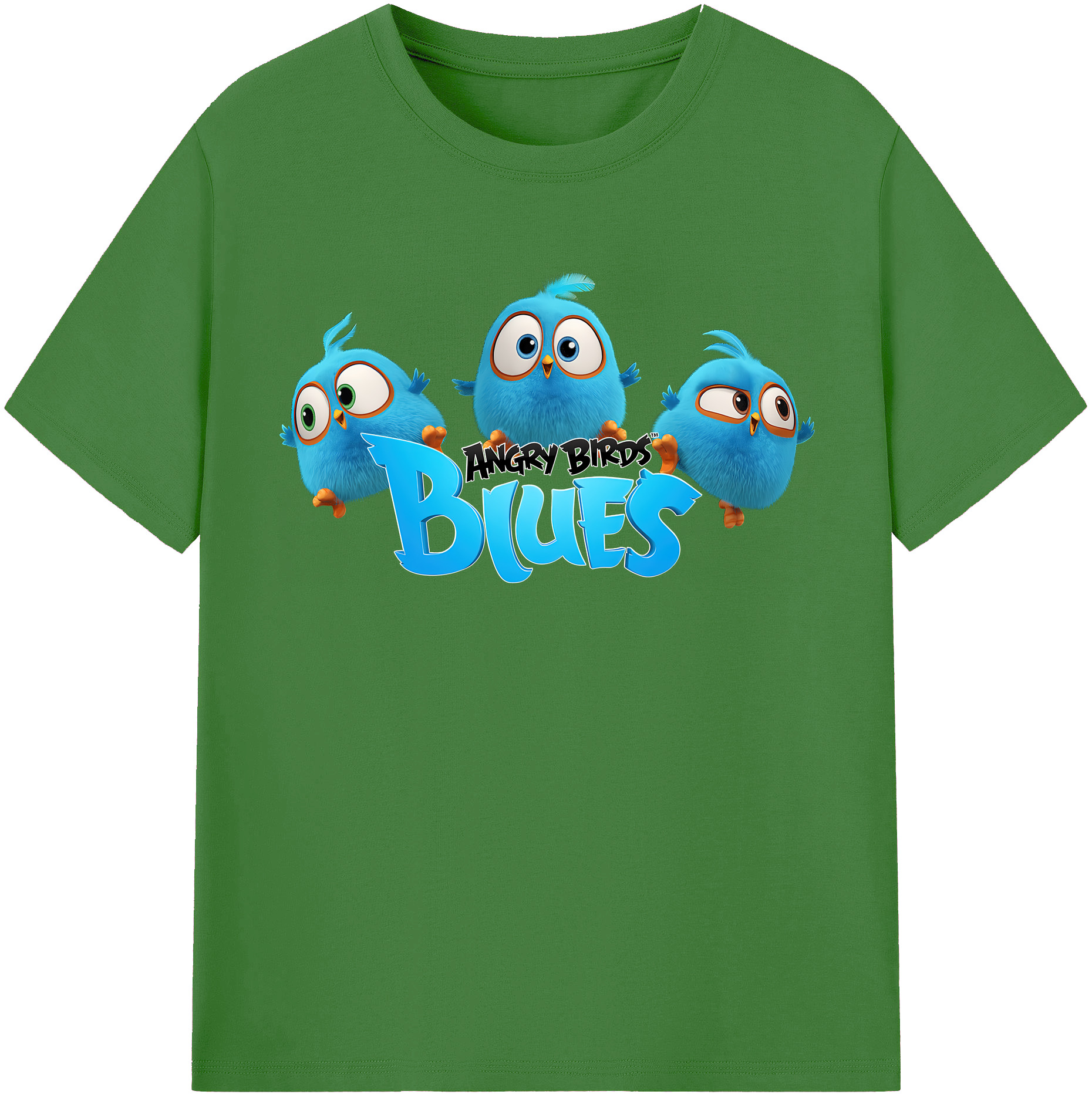 （画像用） Angry Birds アングリーバード レディースカジュアルプリントTシャツ（綿100％）